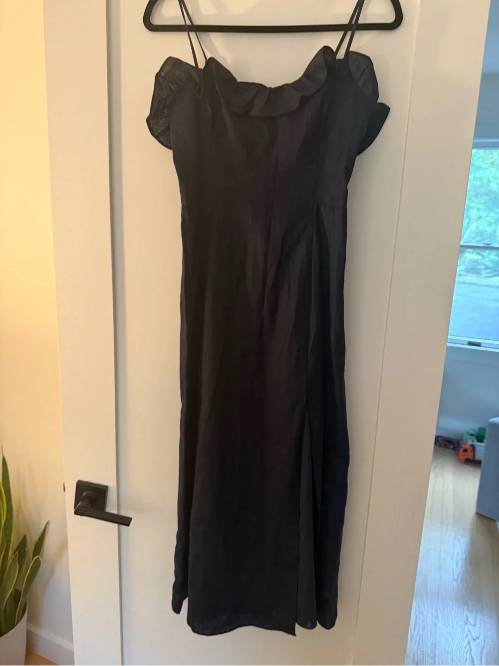 Aritzia linen midi